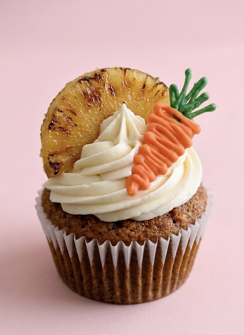 Pineapple Upside Down Carrot Cake