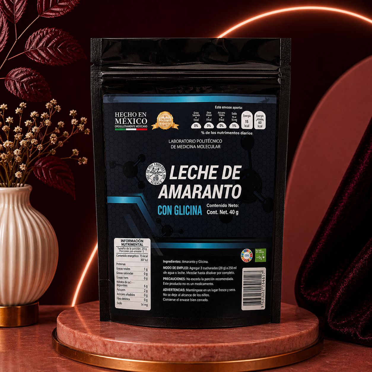 Leche de Amaranto con Glicina